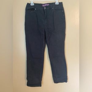 🔴 Gloria Vanderbilt Amanda black jeans size 10